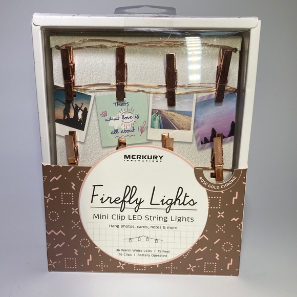 Mercury Firefly Lights w Mini Clips 15 ft NWT - Picture 4 of 5